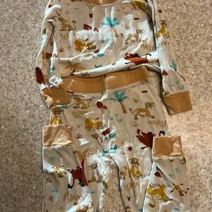Little Sleepies Safari Animal Pajama Set